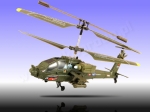 Apache SYMA S109G S109 G - helikopter wojskowy - ekspozycja (3 kanały lotu, piękne odwzorowanie)